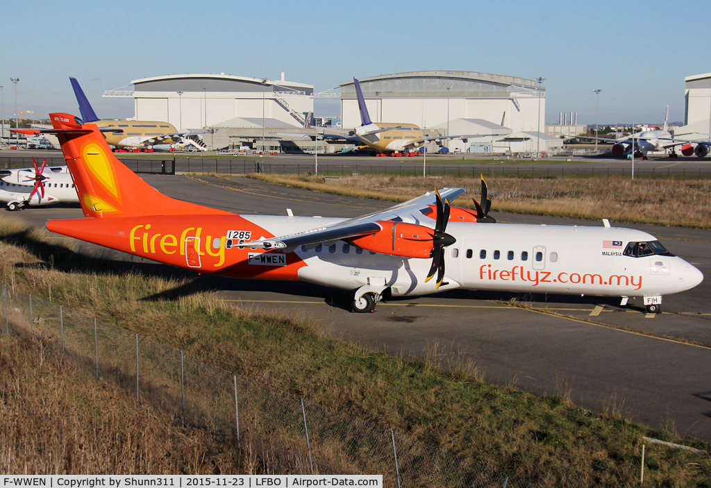F-WWEN, 2015 ATR 72-212A C/N 1285, C/n 1285 - To be F-WKVB / 9M-FIH