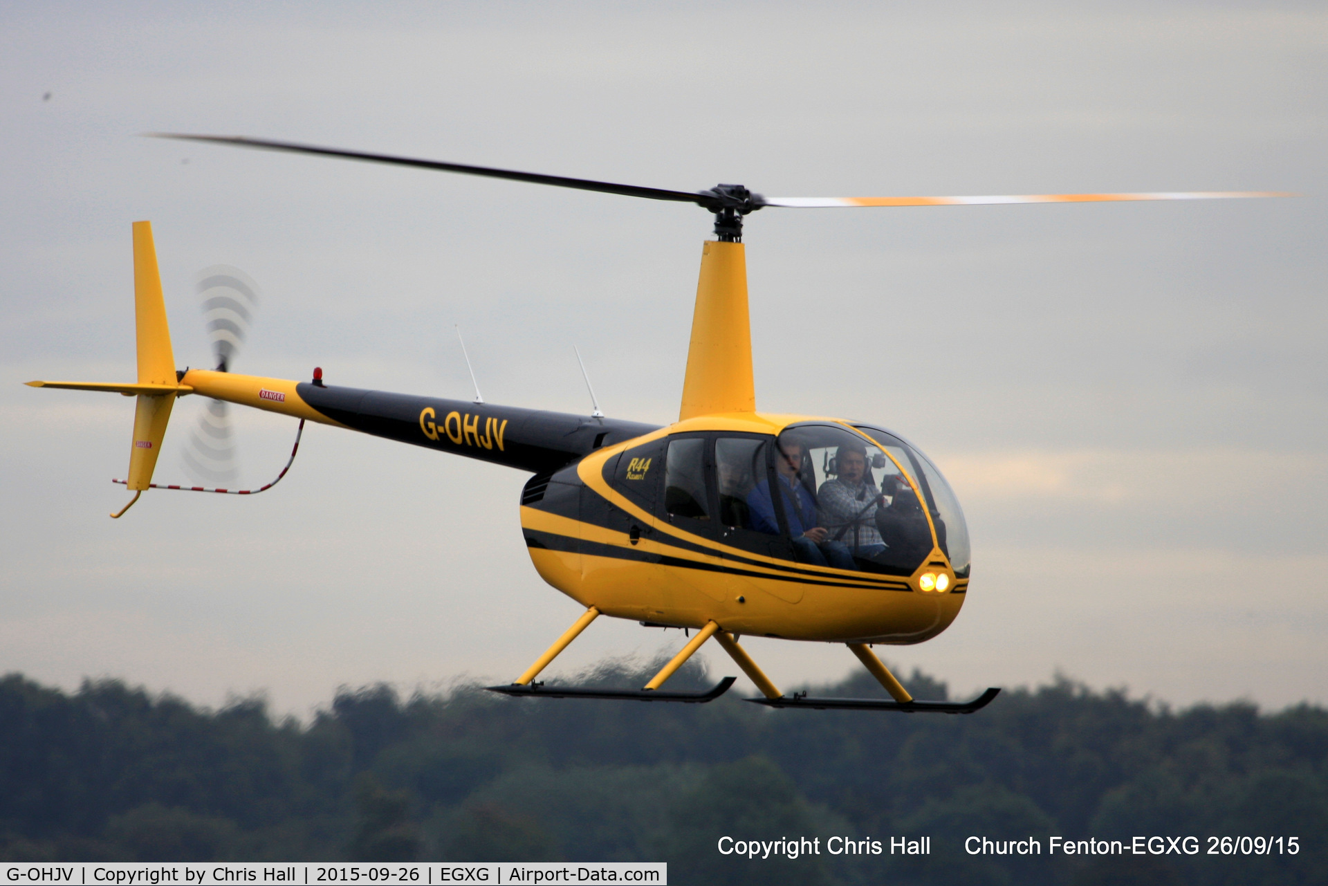 G-OHJV, 2007 Robinson R44 Raven I C/N 1722, at the Yorkshire Airshow