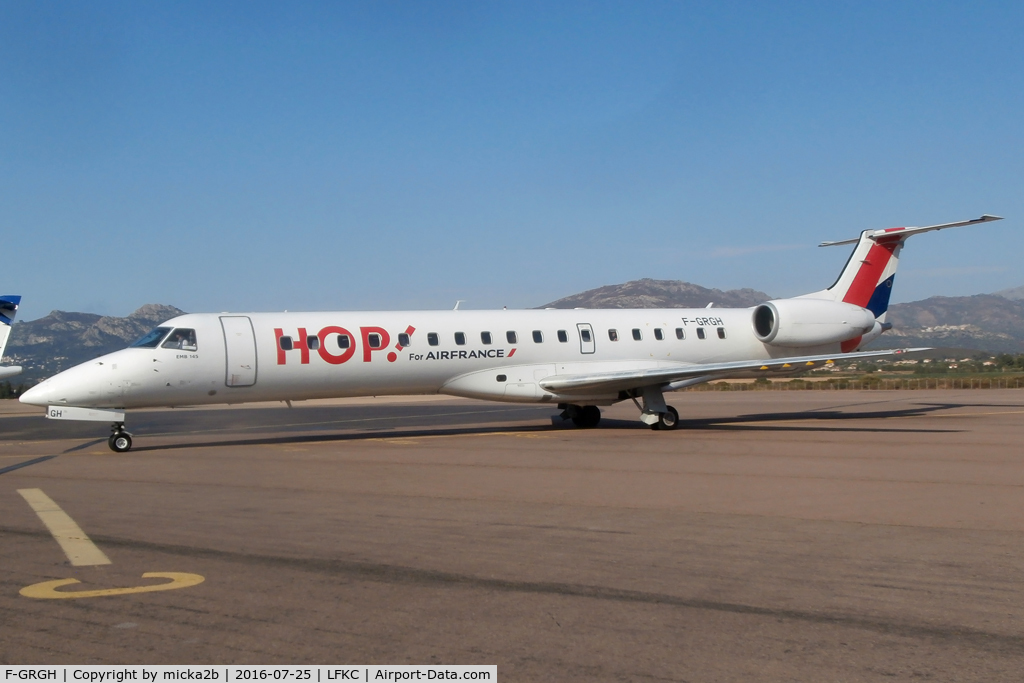 F-GRGH, 1999 Embraer EMB-145EU (ERJ-145EU) C/N 145120, Parked