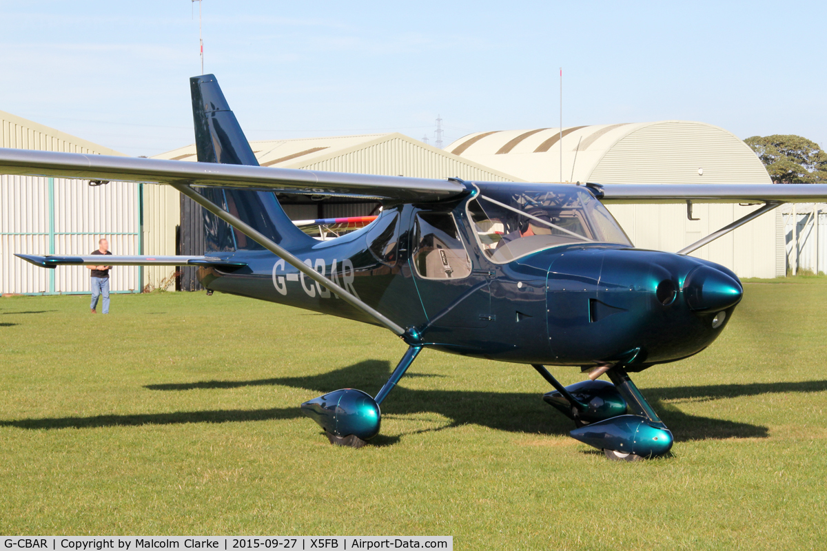 G-CBAR, 2003 Stoddard-Hamilton Glastar C/N PFA 295-13133, Stoddard-Hamilton Glastar, Fishburn Airfield, September 27th 2015.