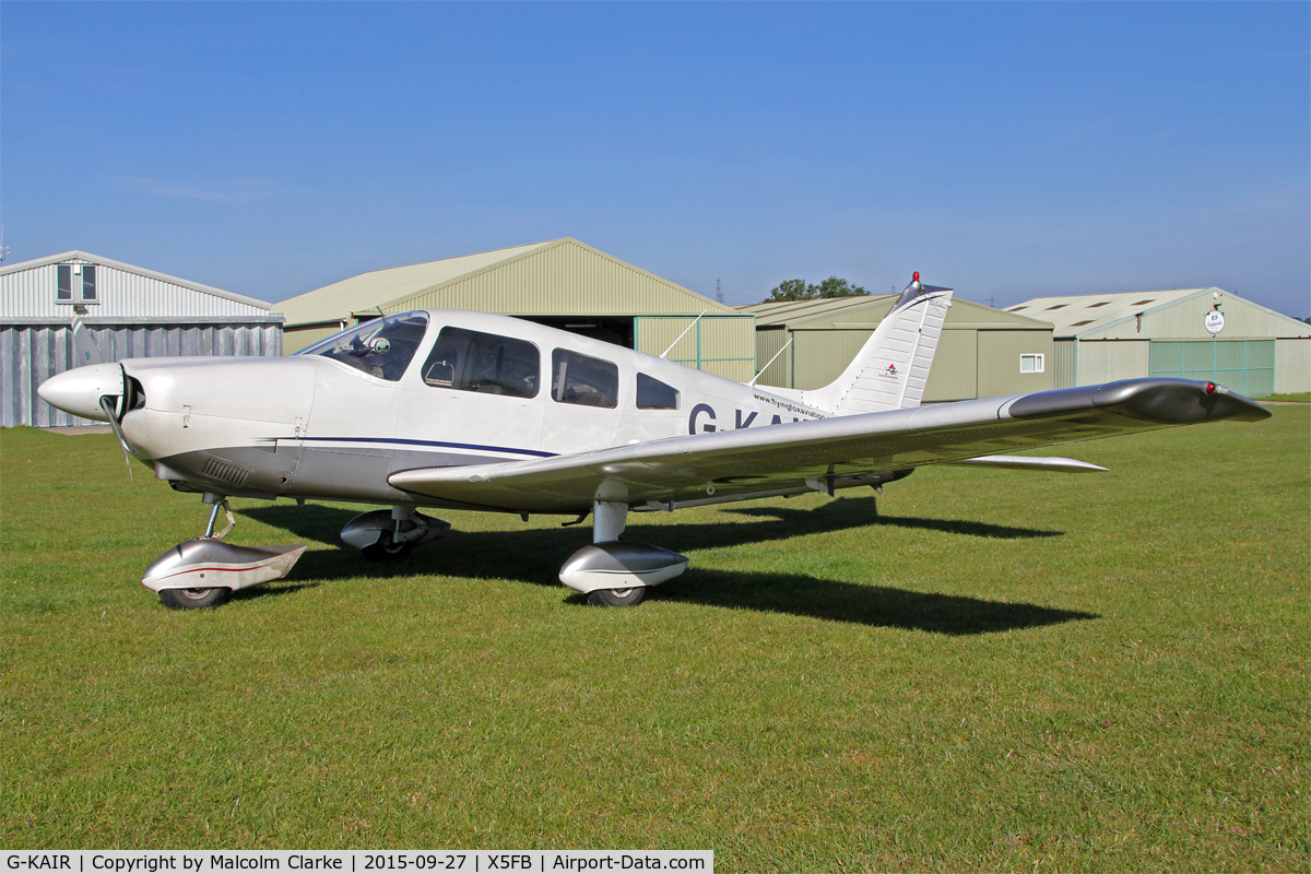 G-KAIR, 1978 Piper PA-28-181 Cherokee Archer II C/N 28-7990176, Piper PA-28-181 Cherokee Archer II at Fishburn Airfield, September 27th 2015.