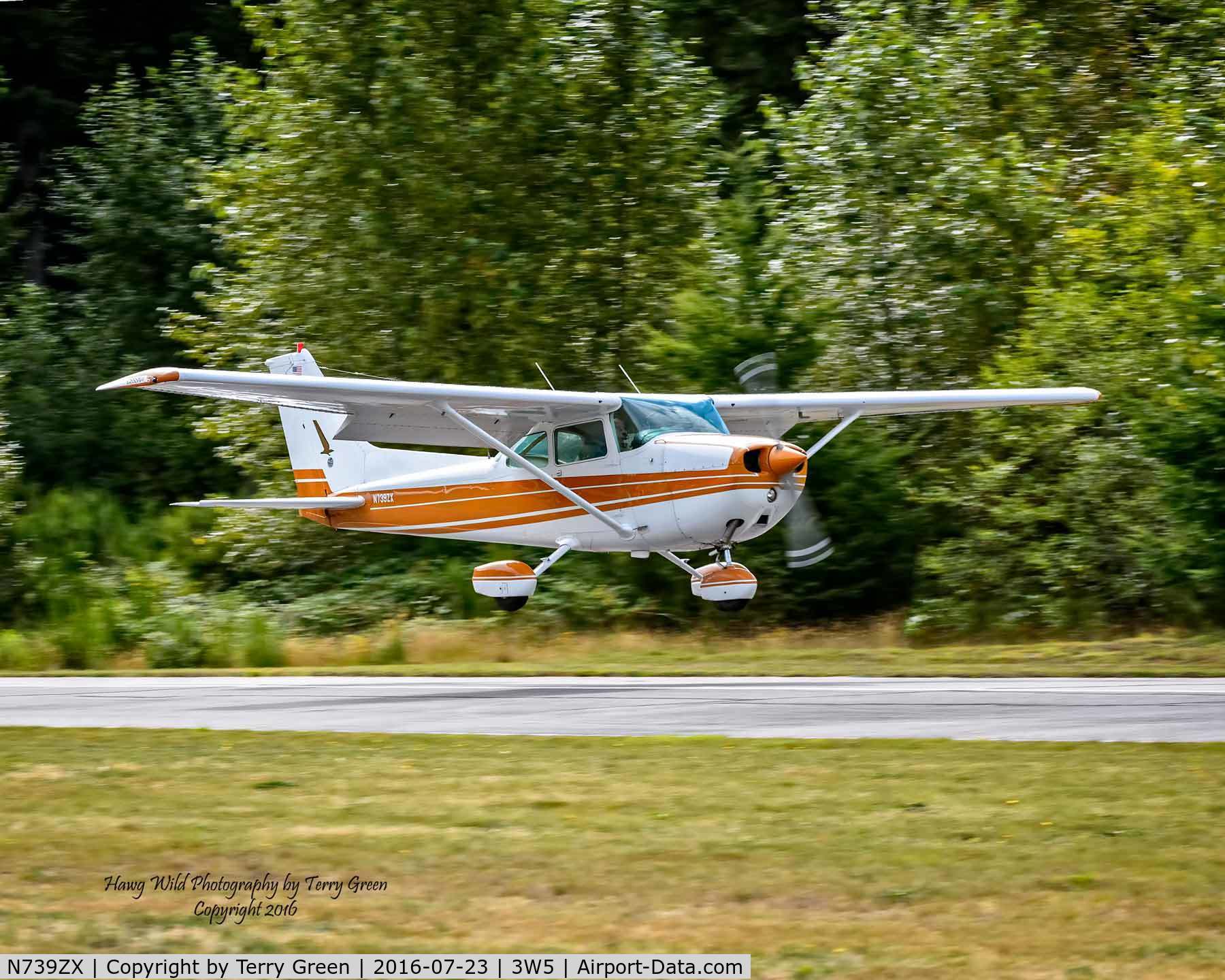 N739ZX, 1978 Cessna 172N C/N 17270947, 2016 North Cascades Vintage Aircraft Museum Fly-In Mears Field 3W5 Concrete Washington