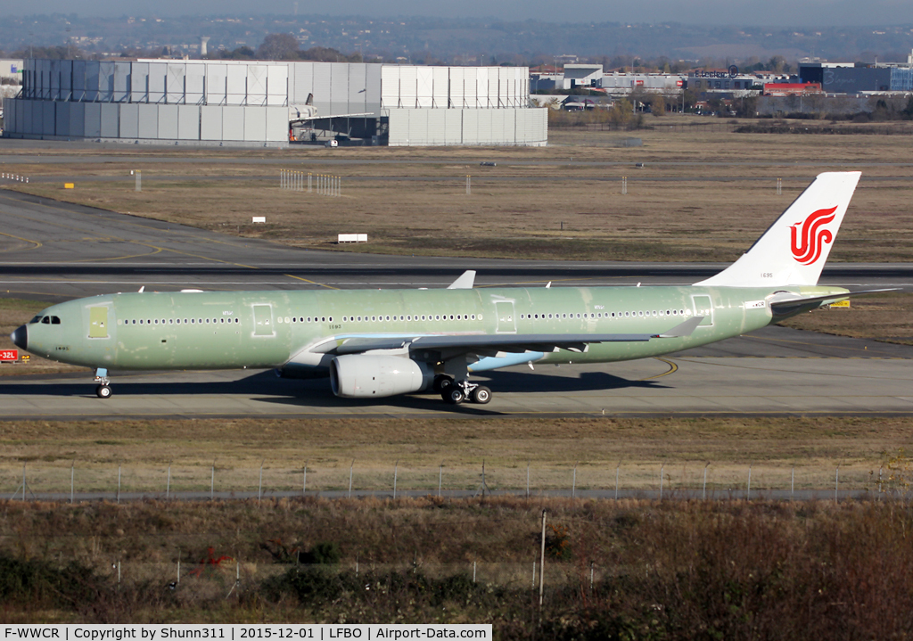F-WWCR, 2015 Airbus A330-343 C/N 1695, C/n 1695 - For Air China