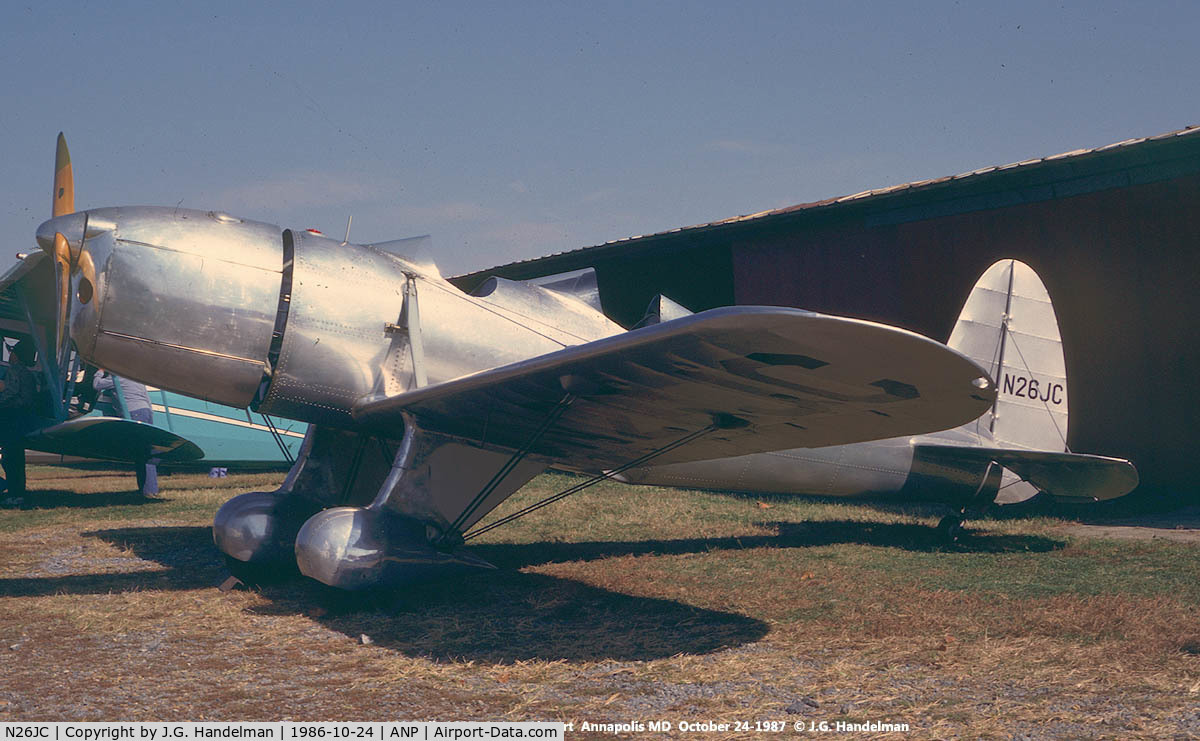 N26JC, 1937 Ryan Aeronautical ST-A C/N 148, A classic.