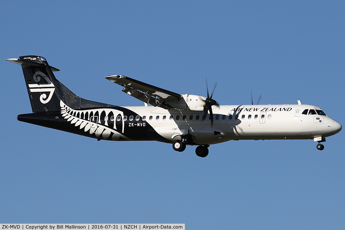 ZK-MVD, 2013 ATR 72-600 C/N 1117, NZ5064 ex IVC