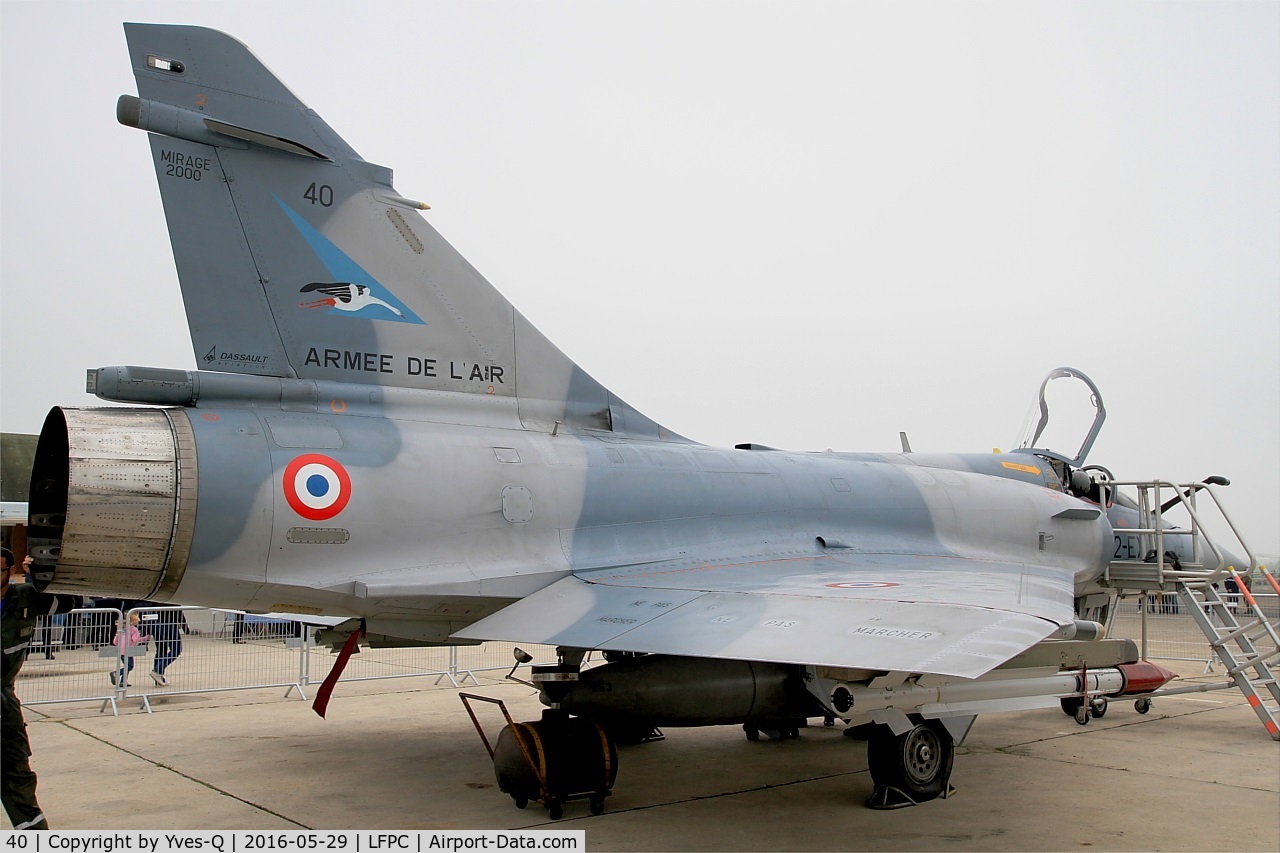 40, Dassault Mirage 2000-5F C/N 40, Dassault Mirage 2000-5F, Static display, Creil Air Base 110 (LFPC-CSF) Open day 2016