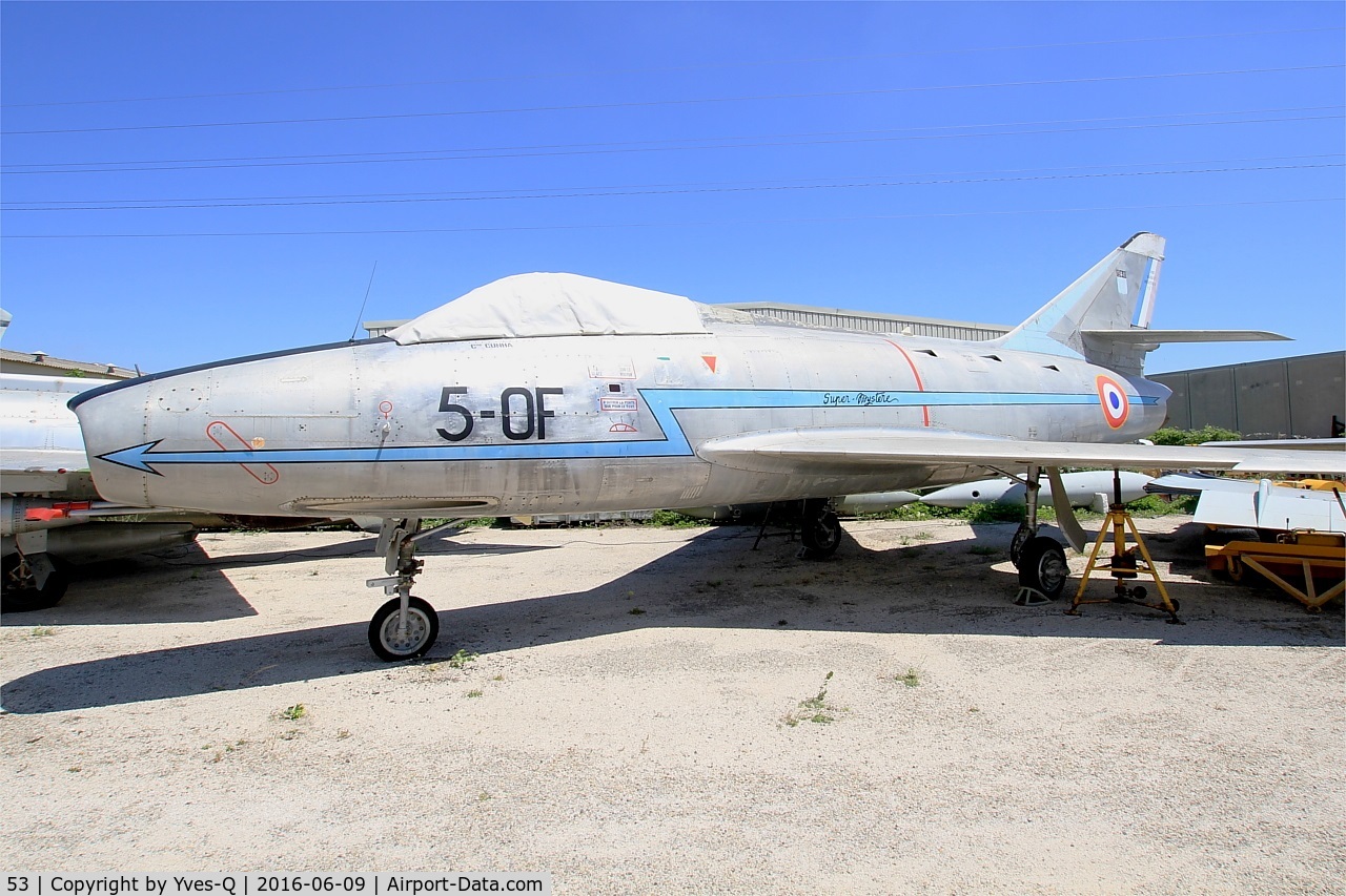 53, Dassault Super Mystere B.2 C/N 53, Dassault Super Mystere B.2, preserved at 