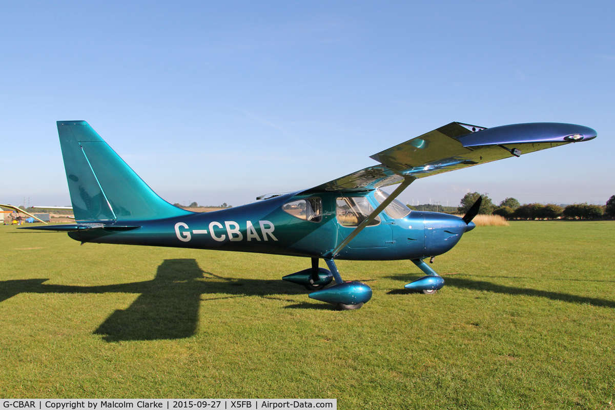 G-CBAR, 2003 Stoddard-Hamilton Glastar C/N PFA 295-13133, Stoddard-Hamilton Glastar, Fishburn Airfield, September 27th 2015.