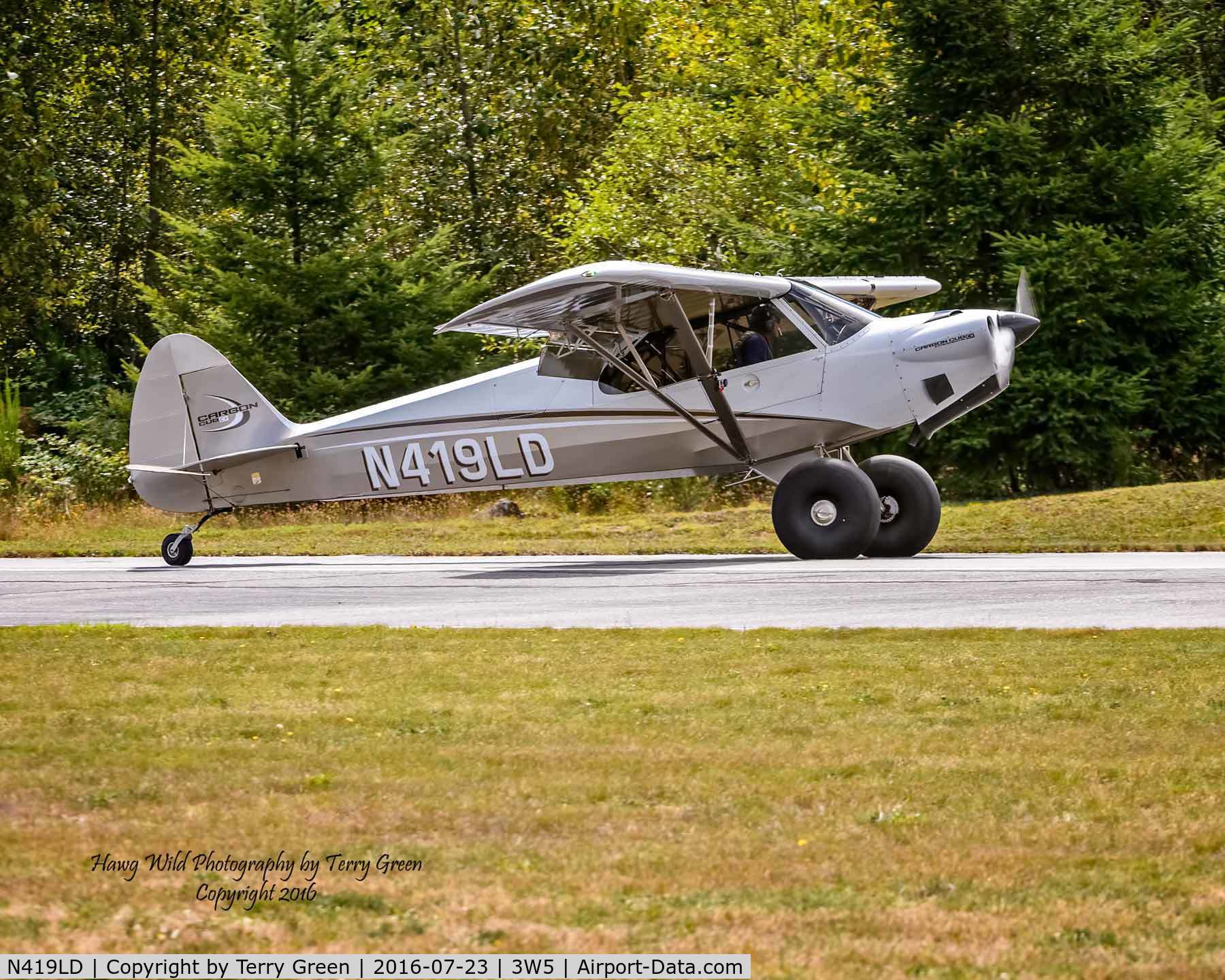 N419LD, 2015 Cub Crafters CCK-1865 Carbon Cub C/N CCK-1865-0084, 2016 North Cascades Vintage Aircraft Museum Fly-In Mears Field 3W5 Concrete Washington