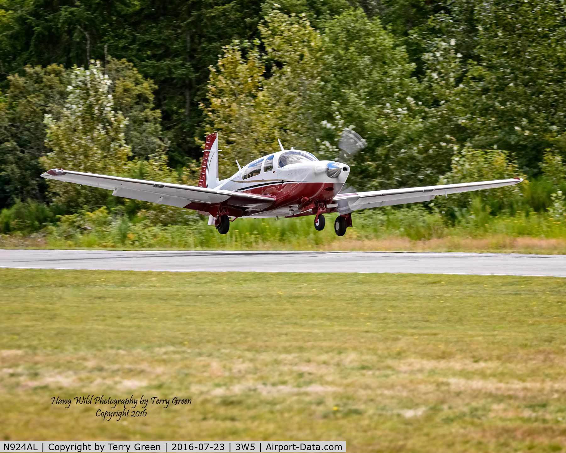 N924AL, 2006 Mooney M20R Ovation C/N 29-0426, 2016 North Cascades Vintage Aircraft Museum Fly-In Mears Field 3W5 Concrete Washington