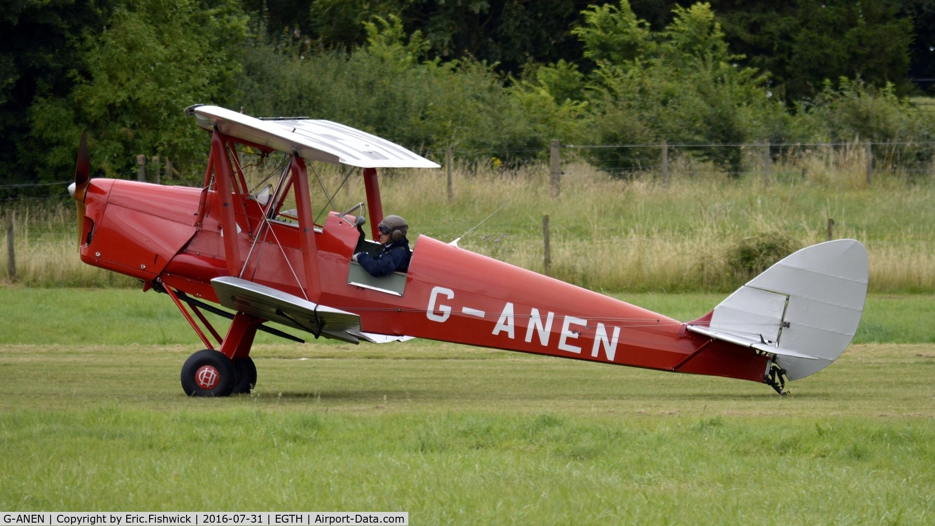 G-ANEN, 1942 De Havilland DH-82A Tiger Moth II C/N 85418, x. G-ANEN at 'A Gathering of Moths,' Old Warden Aerodrome, Beds.