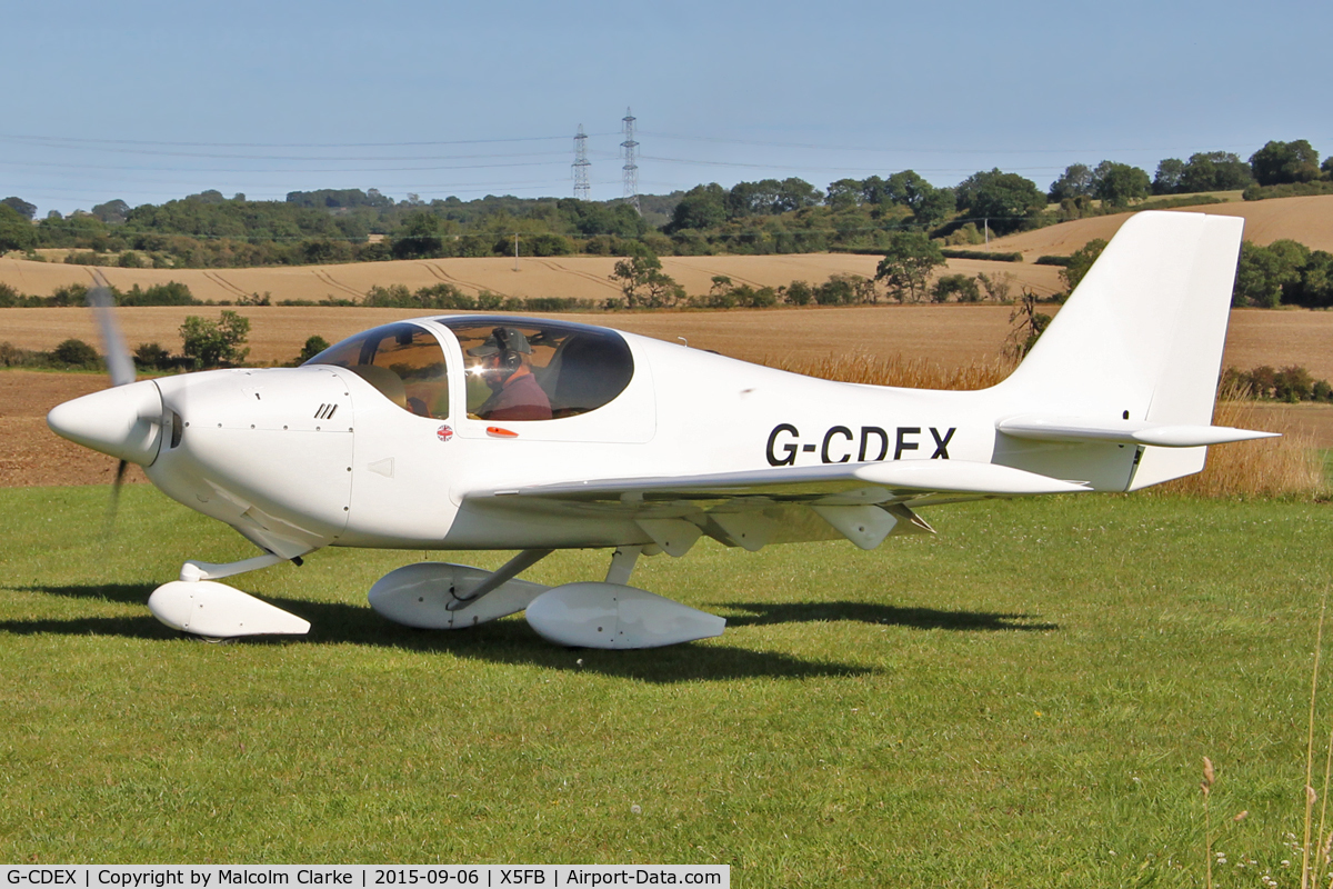 G-CDEX, 2004 Europa Tri Gear C/N PFA 247-12507, Europa Tri Gear, Fishburn Airfield, September 6th 2015.