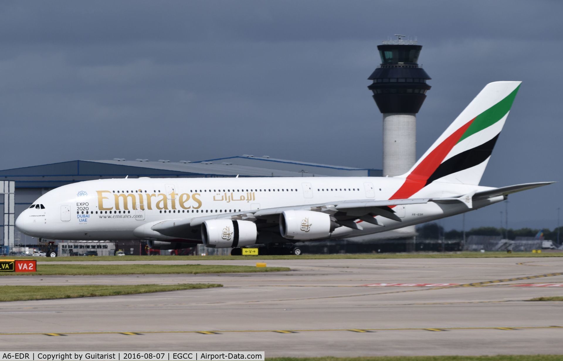 A6-EDR, 2011 Airbus A380-861 C/N 083, At Manchester