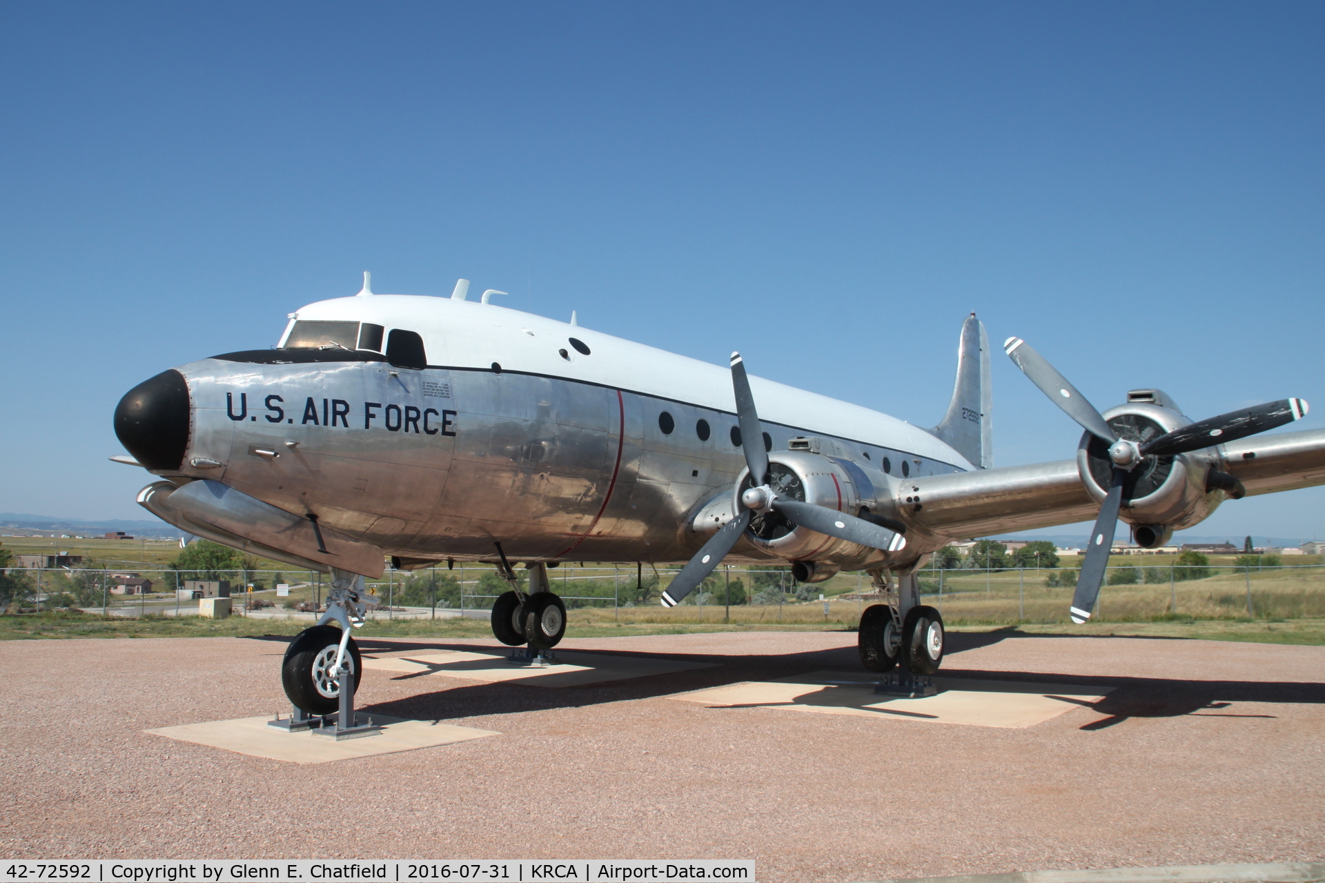 42-72592, 1942 Douglas C-54D-5-DC Skymaster C/N 10697, At the South Dakota Air & Space Museum