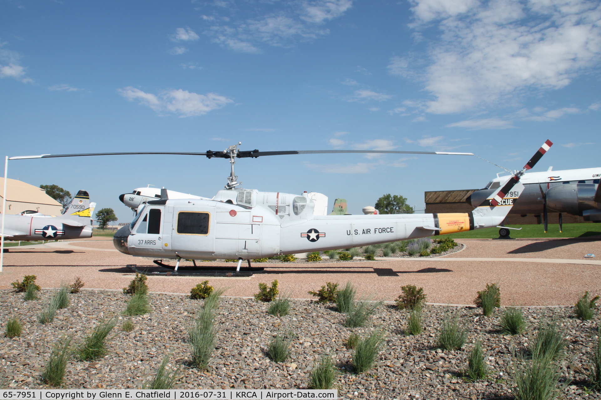 65-7951, 1965 Bell UH-1F Iroquois C/N 7092, At the South Dakota Air & Space Museum