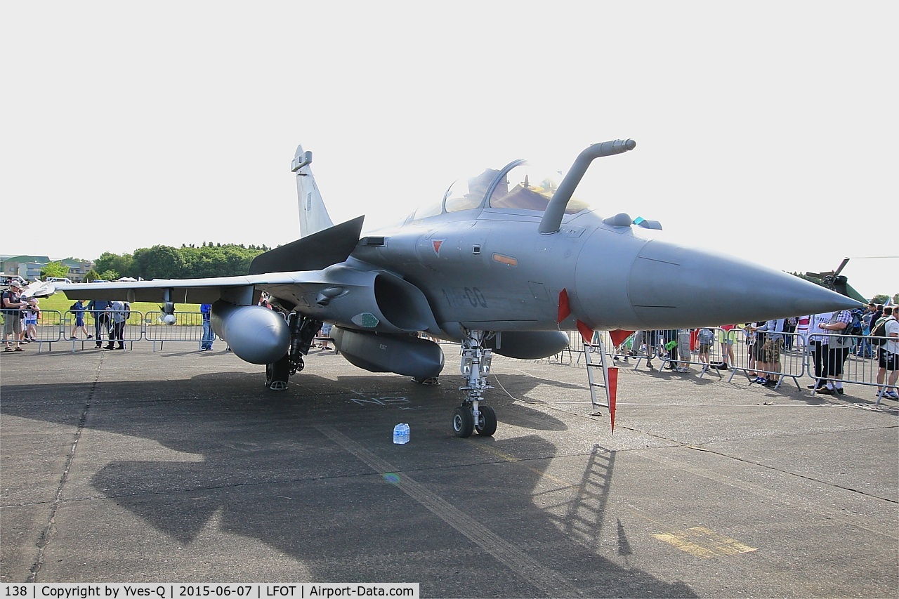 138, Dassault Rafale C C/N 138, Dassault Rafale C, Static display, Tours-St Symphorien Air Base 705 (LFOT-TUF) Open day 2015