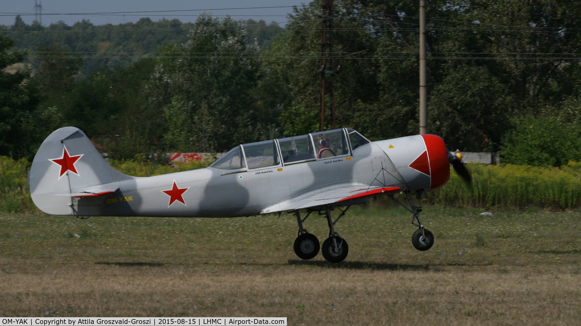 OM-YAK, 1996 Yakovlev (Aerostar) Yak-52 C/N 9611910, Miskolc Airport - Airshow 2015