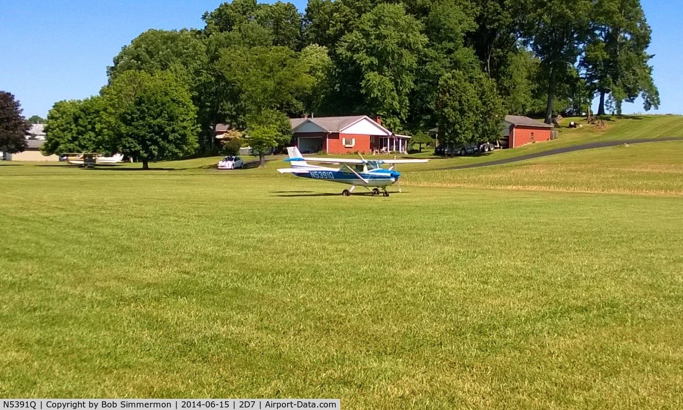 N5391Q, 1972 Cessna 150L C/N 15073291, Father's Day fly-in at Beach City, Ohio