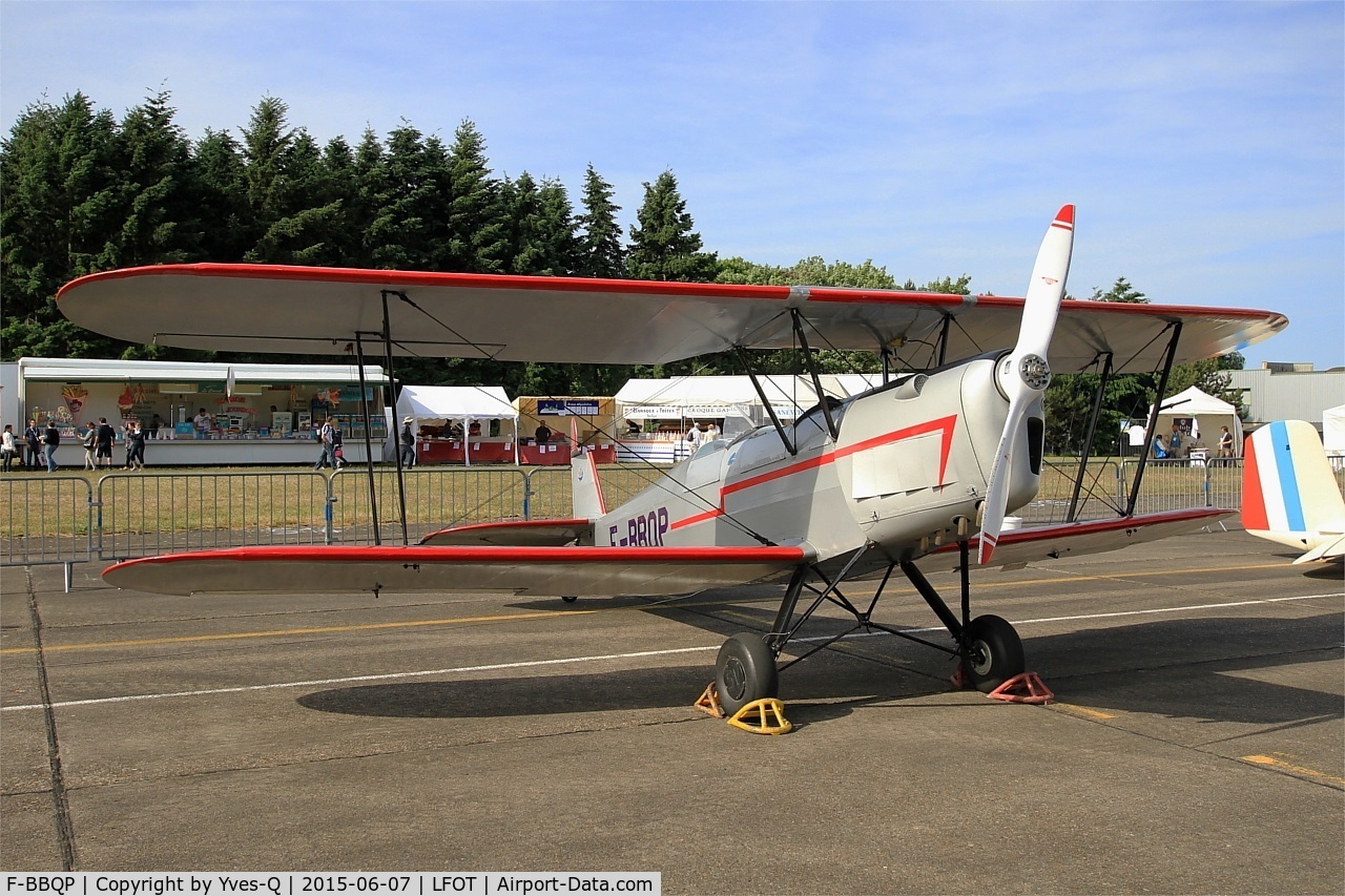 F-BBQP, Nord Stampe SV-4C C/N 191, Nord Stampe SV-4C, Displayed at Tours-St Symphorien Air Base 705 (LFOT-TUF) Open day 2015