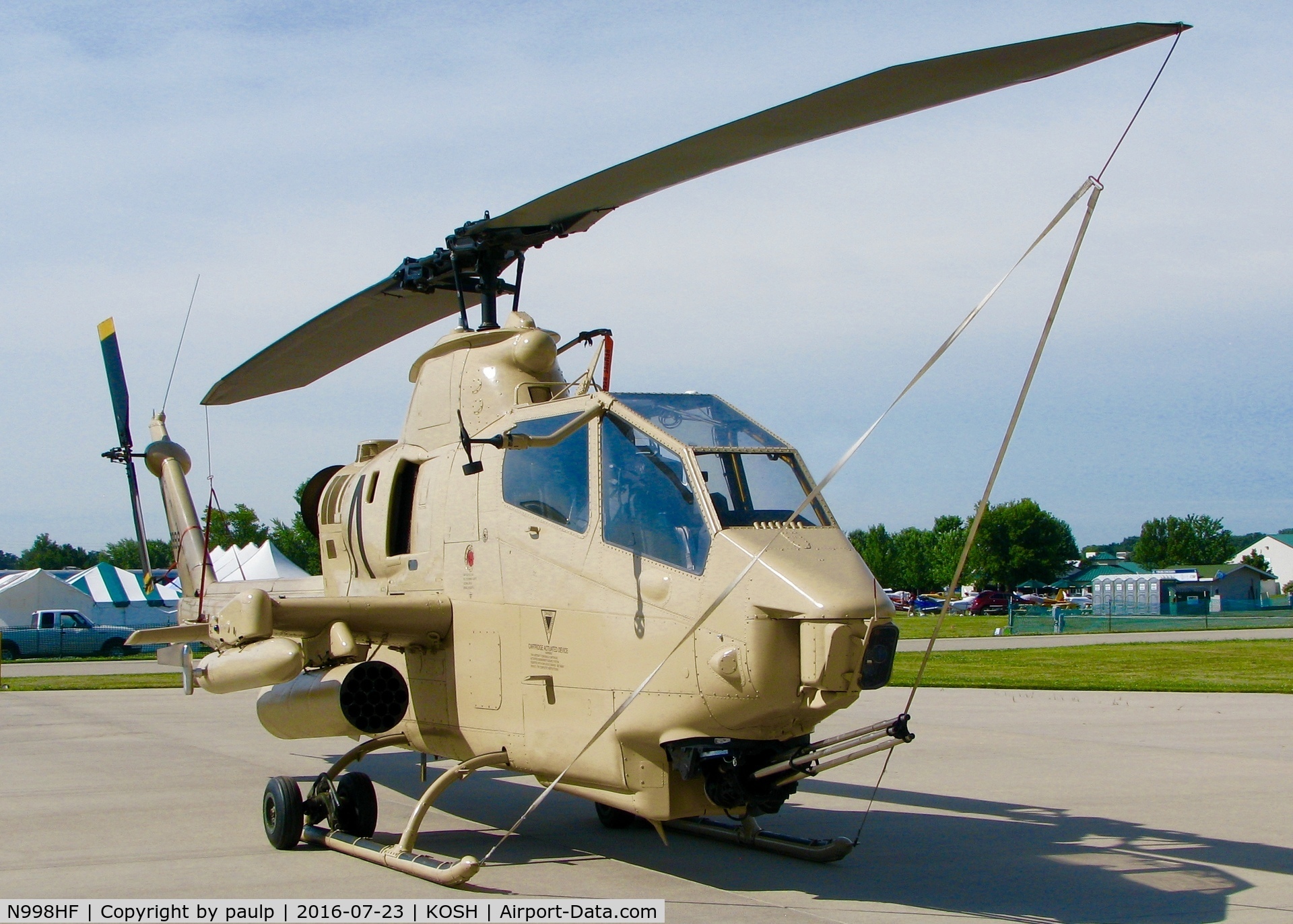 N998HF, 1971 Bell AH-1F Cobra C/N 71-20998, AirVenture 2016
