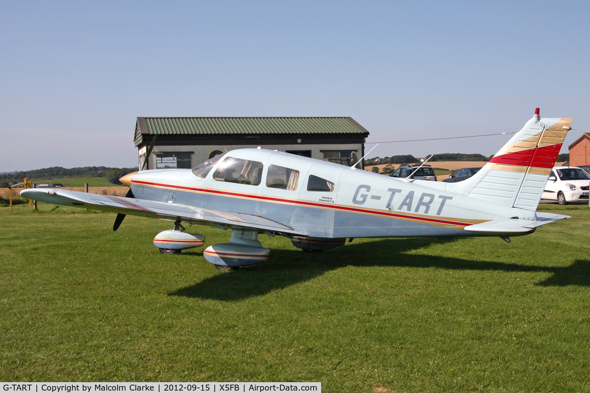 G-TART, 1979 Piper PA-28-236 Dakota C/N 28-7911261, Piper PA-28-236 Dakota, Fishburn Airfield UK, September 2012.