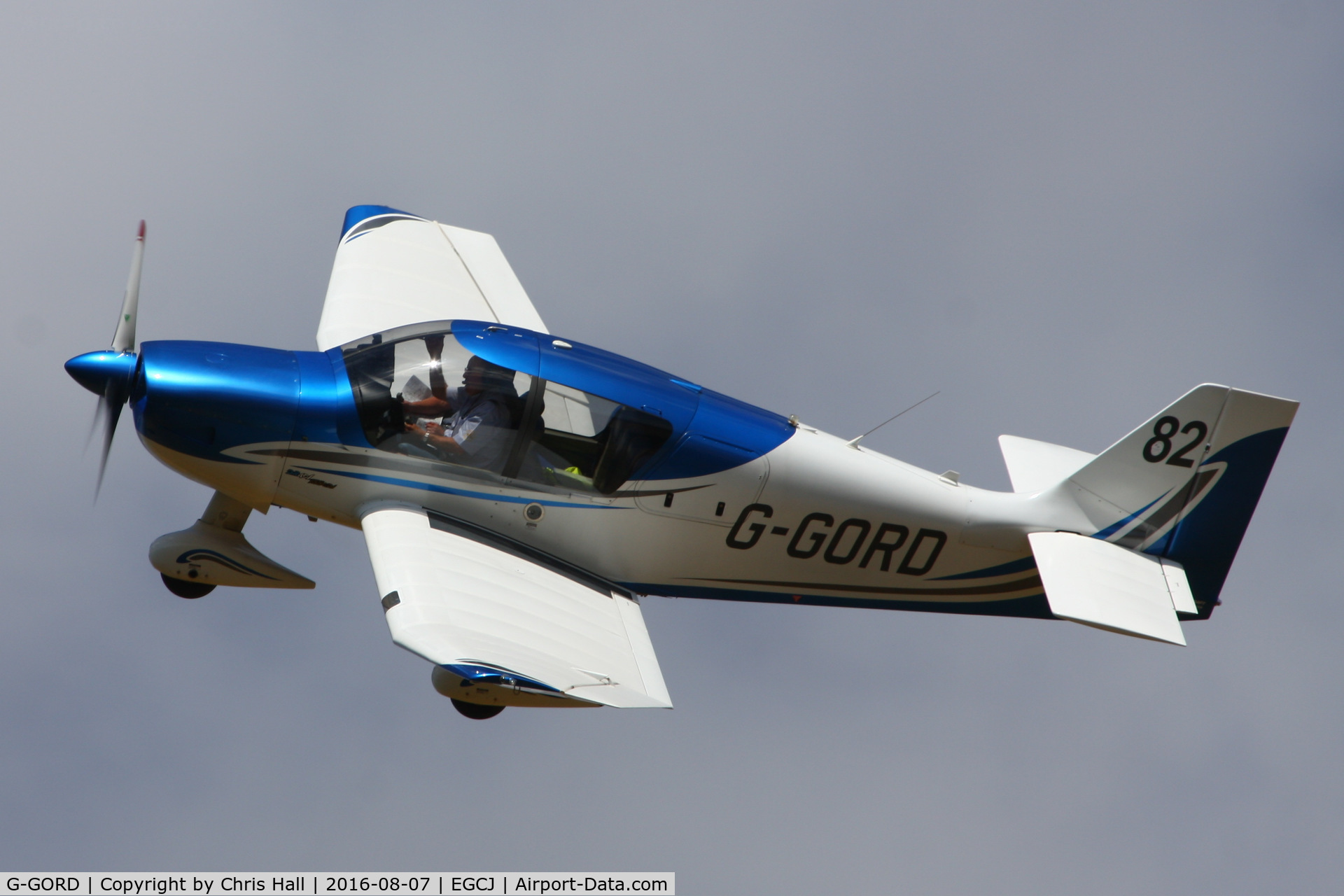 G-GORD, 2014 Robin DR-400-140B Major Major C/N 2669, at the Royal Aero Club (RRRA) Air Race, Sherburn in Elmet