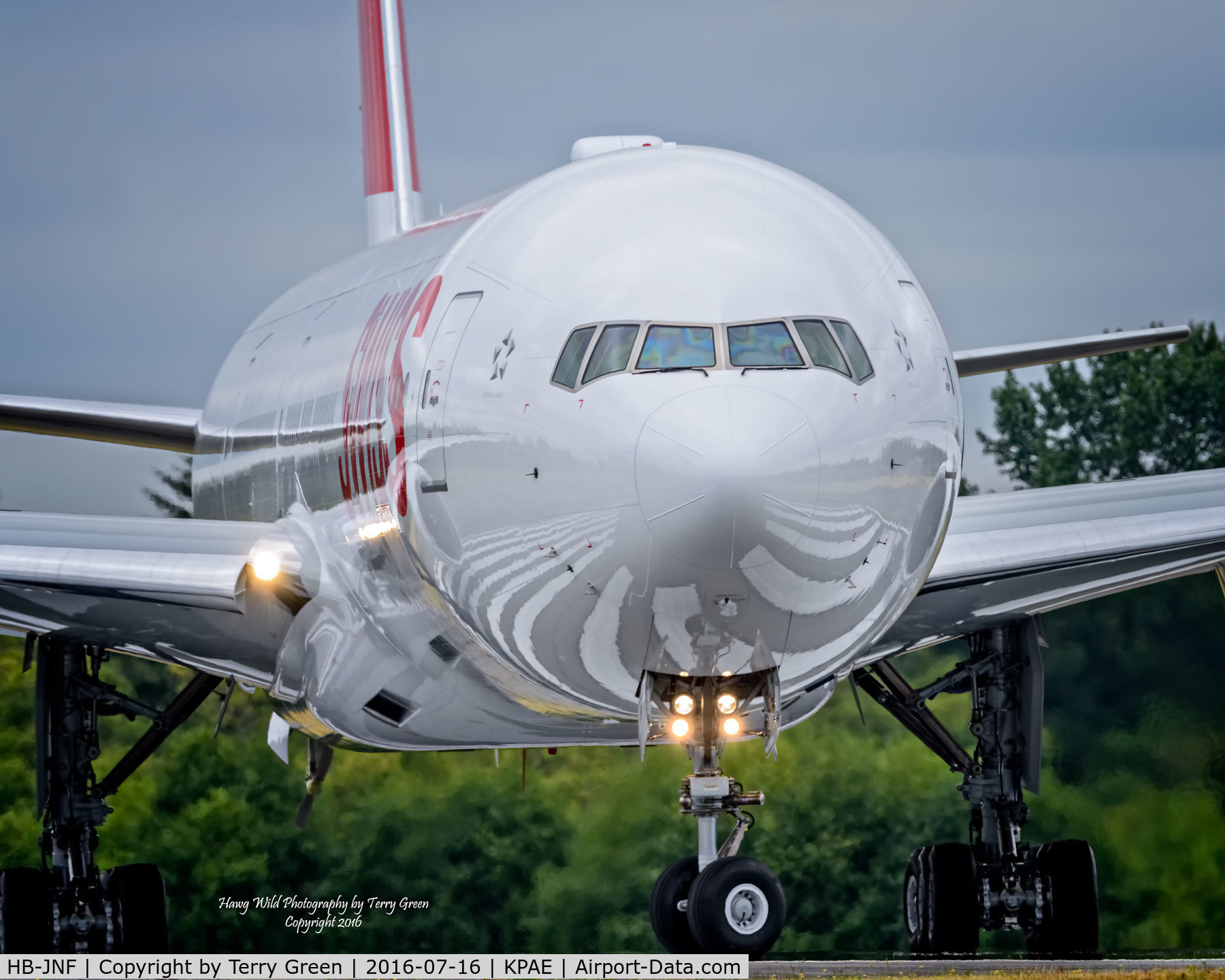 HB-JNF, 2016 Boeing 777-3DE/ER C/N 44587, Paine Field Airport KPAE