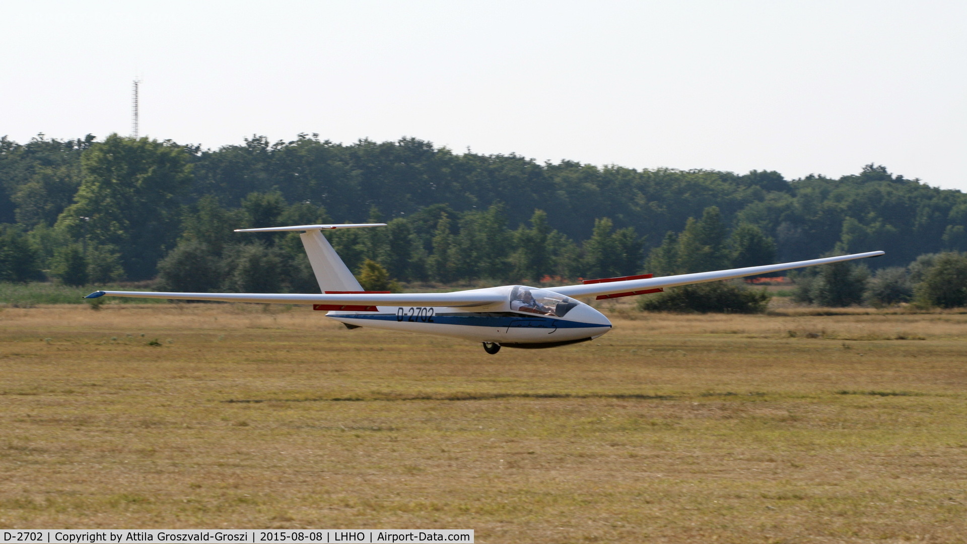 D-2702, 1970 PZL-Bielsko SZD-32A Foka 5 C/N W-427, Hajdúszoboszló Airport, Hungary - 60. Hungary Gliding National Championship and third Civis Thermal Cup, 2015