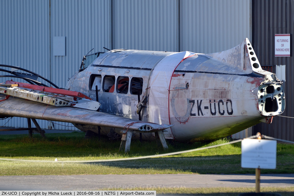 ZK-UCO, De Havilland DH-104 Devon C.1 C/N 04322, Last time I was here it was inside, protected from the elements (photo ID 000556939). Now it is outside and exposed.