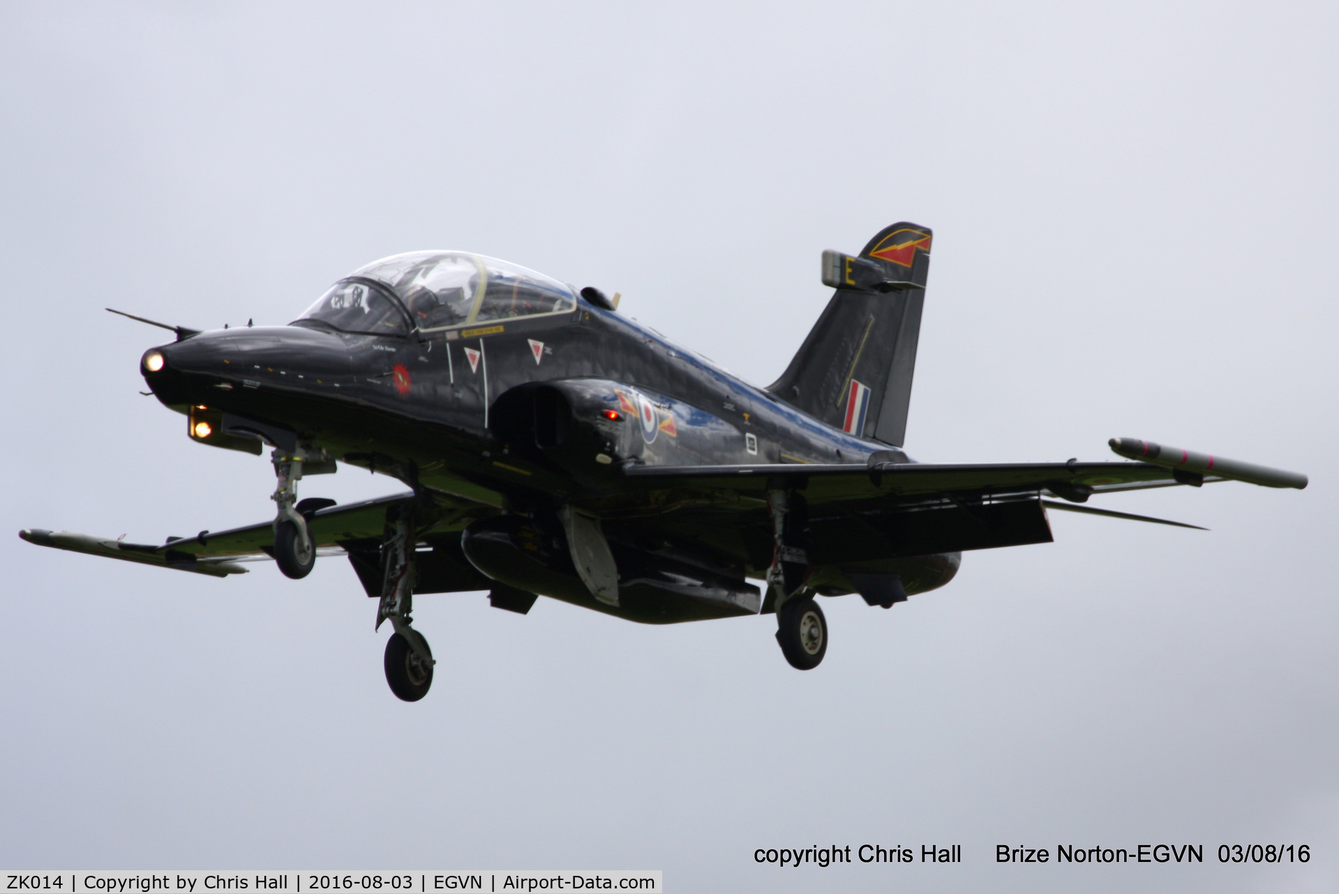 ZK014, 2008 British Aerospace Hawk T2 C/N RT005/1243, Royal Air Force