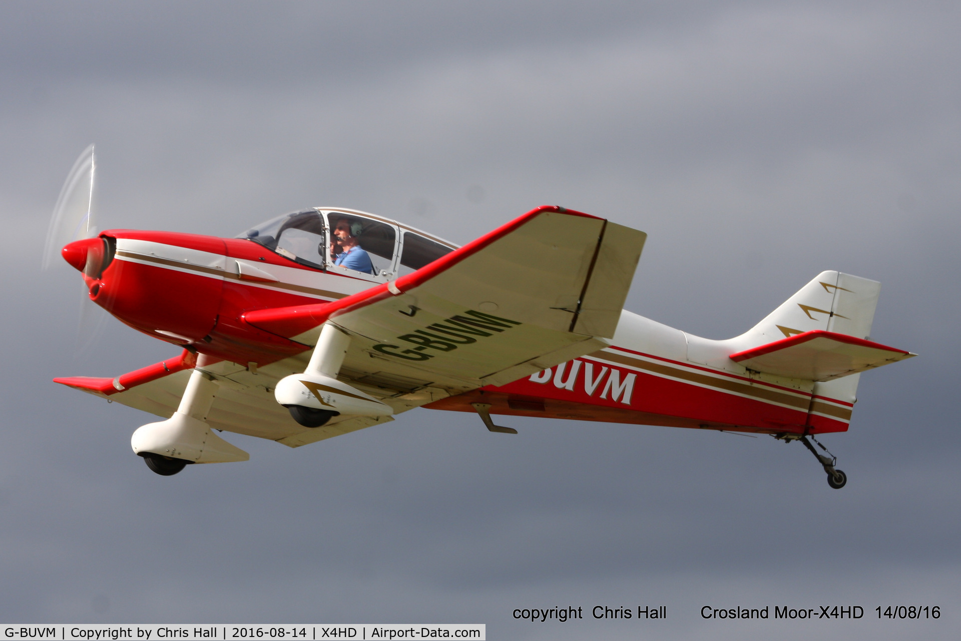 G-BUVM, 1966 CEA Jodel DR-250-160 Capitaine C/N 54, at Crosland Moor