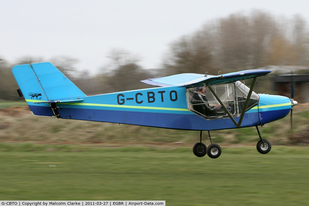 G-CBTO, 2002 Rans S-6ES Coyote II C/N PFA 204-13910, Rans S-6ES-TR Coyote II at Breighton Airfield in March 2011.