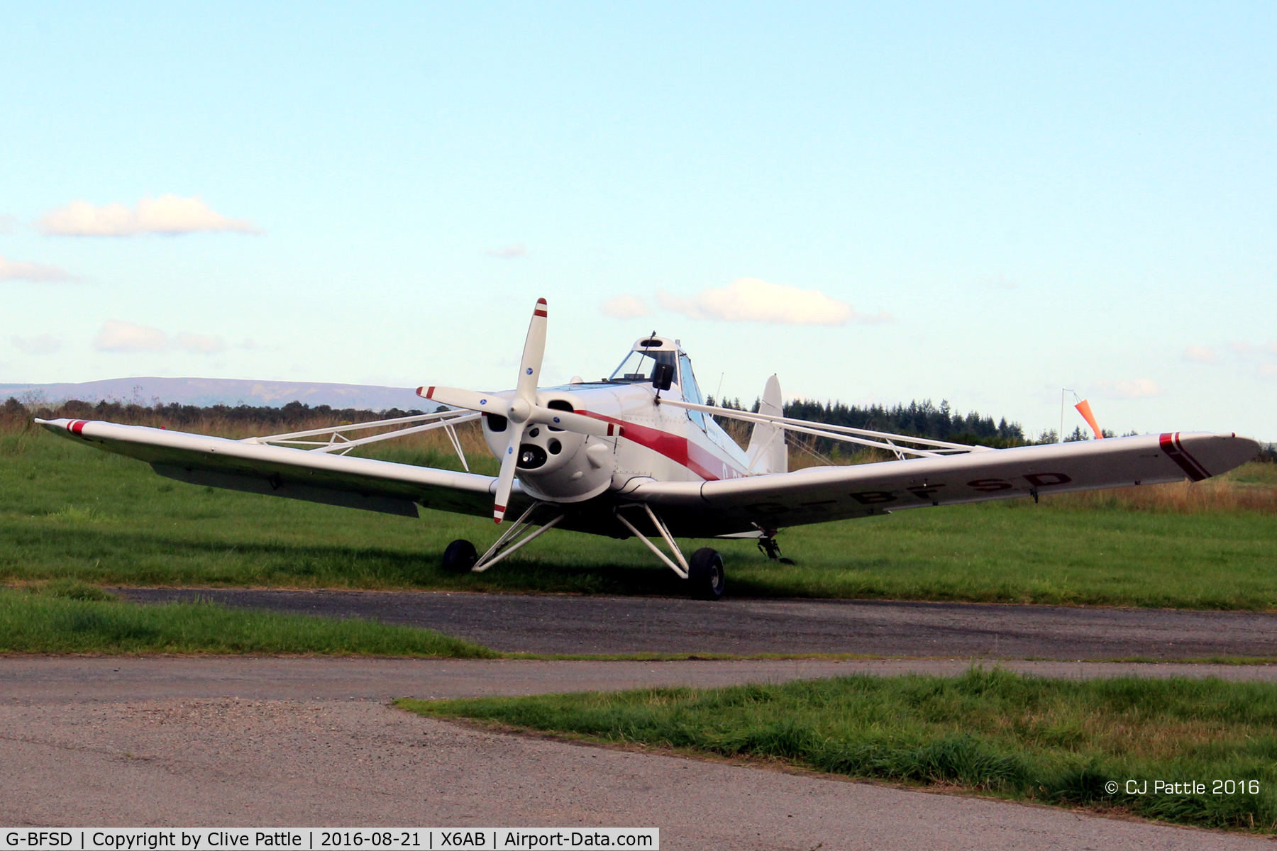G-BFSD, 1976 Piper PA-25-235 Pawnee C/N 25-7656084, At Aboyne for Glider Towing duties