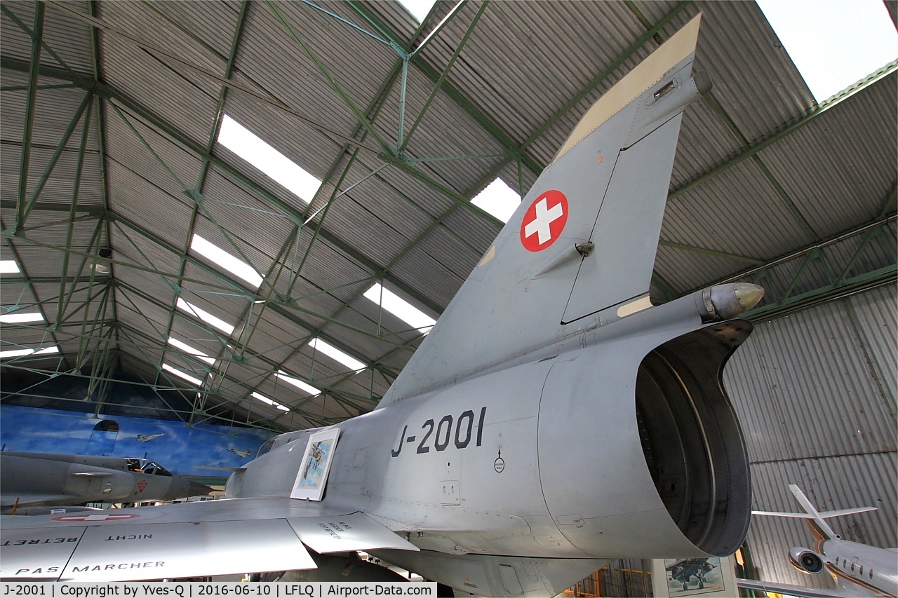 J-2001, Dassault Mirage IIIDS C/N 227F/BS1, Dassault Mirage IIIDS, Musée Européen de l'Aviation de Chasse, Montélimar-Ancône airfield (LFLQ)