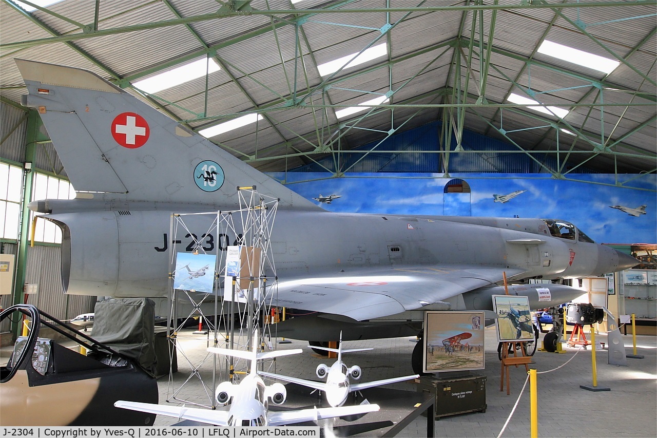 J-2304, Dassault (F+W Emmen) Mirage IIIS C/N 17-26-101/994, Dassault (F+W Emmen) Mirage IIIS, Musée Européen de l'Aviation de Chasse, Montélimar-Ancône airfield (LFLQ)
