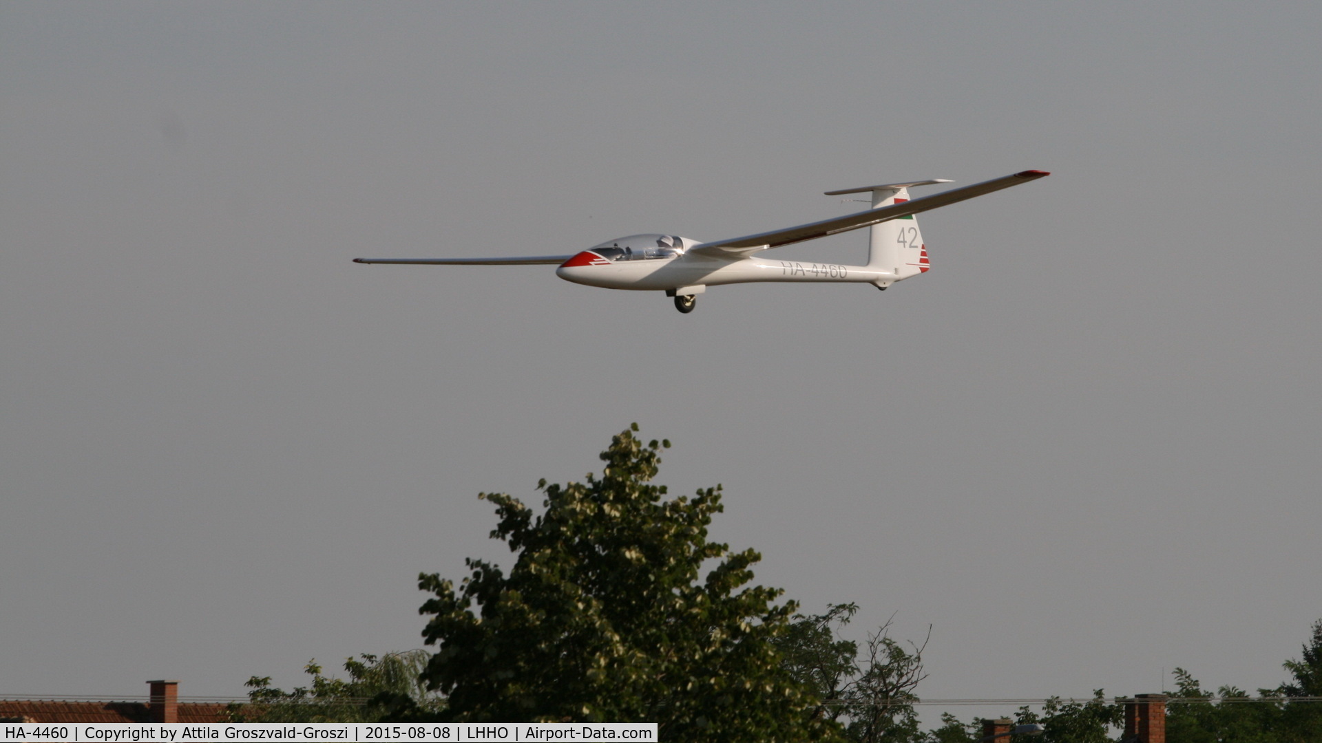 HA-4460, 1986 PZL-Bielsko SZD-48-3 Jantar Standard 3 C/N B-1571, Hajdúszoboszló Airport, Hungary - 60. Hungary Gliding National Championship and third Civis Thermal Cup, 2015