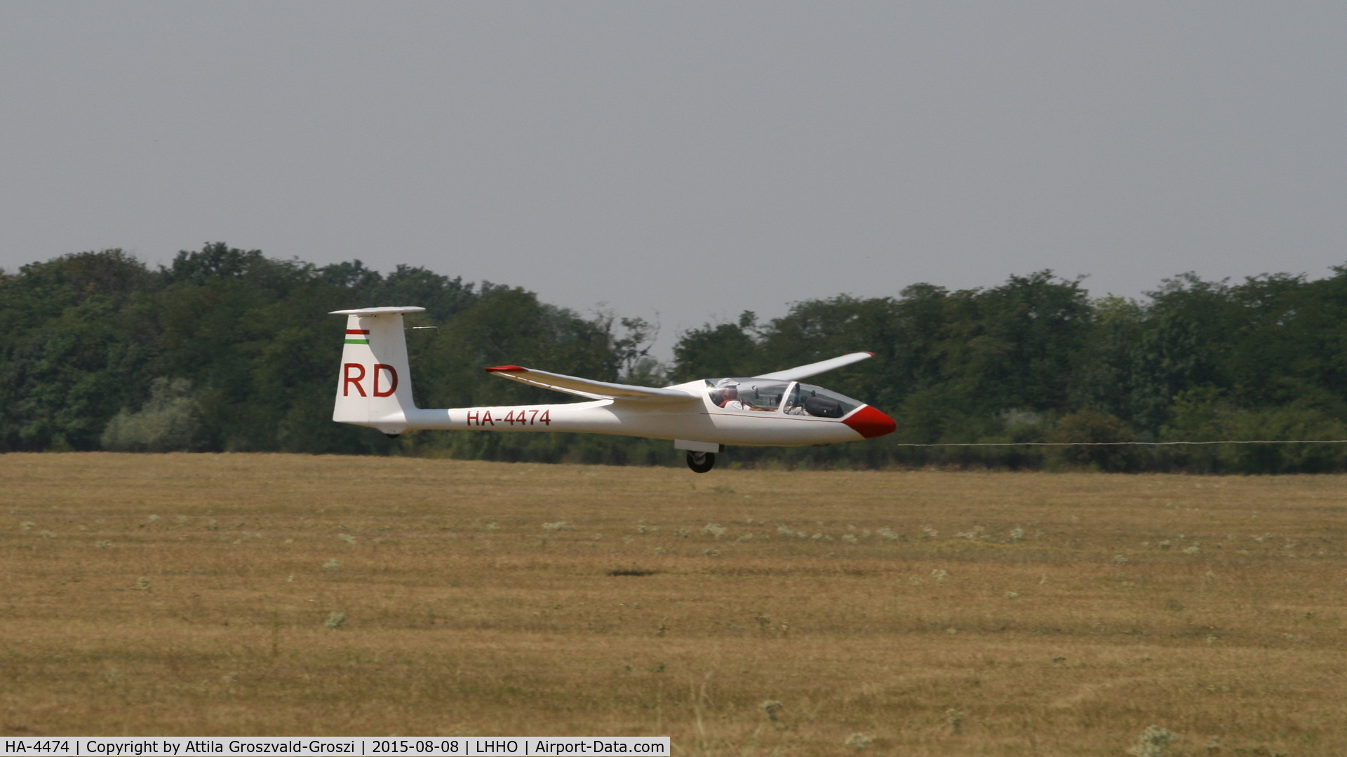 HA-4474, 1982 PZL-Bielsko SZD-48-1 Jantar Standard 2 C/N B-1234, Hajdúszoboszló Airport, Hungary - 60. Hungary Gliding National Championship and third Civis Thermal Cup, 2015