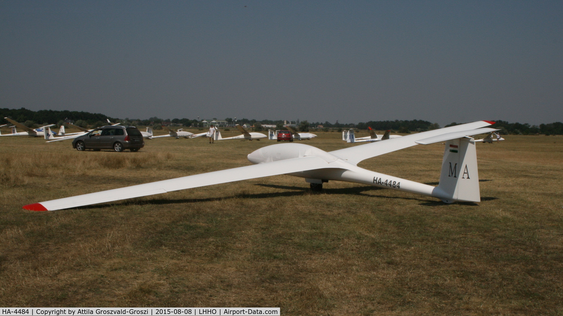 HA-4484, 1978 PZL-Bielsko SZD-48-1 Jantar Standard 2 C/N B-985, Hajdúszoboszló Airport, Hungary - 60. Hungary Gliding National Championship and third Civis Thermal Cup, 2015