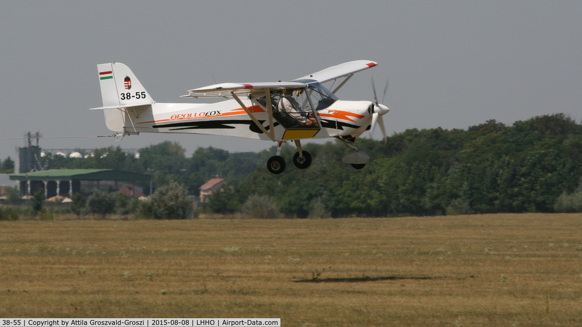 38-55, 2009 Halley Apollo Fox C/N 080509, Hajdúszoboszló Airport, Hungary - 60. Hungary Gliding National Championship and third Civis Thermal Cup, 2015