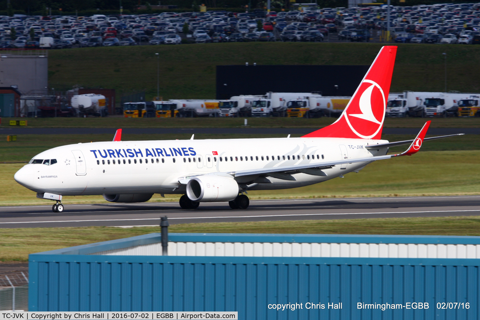 TC-JVK, 2016 Boeing 737-8F2 C/N 60014, Turkish Airlines