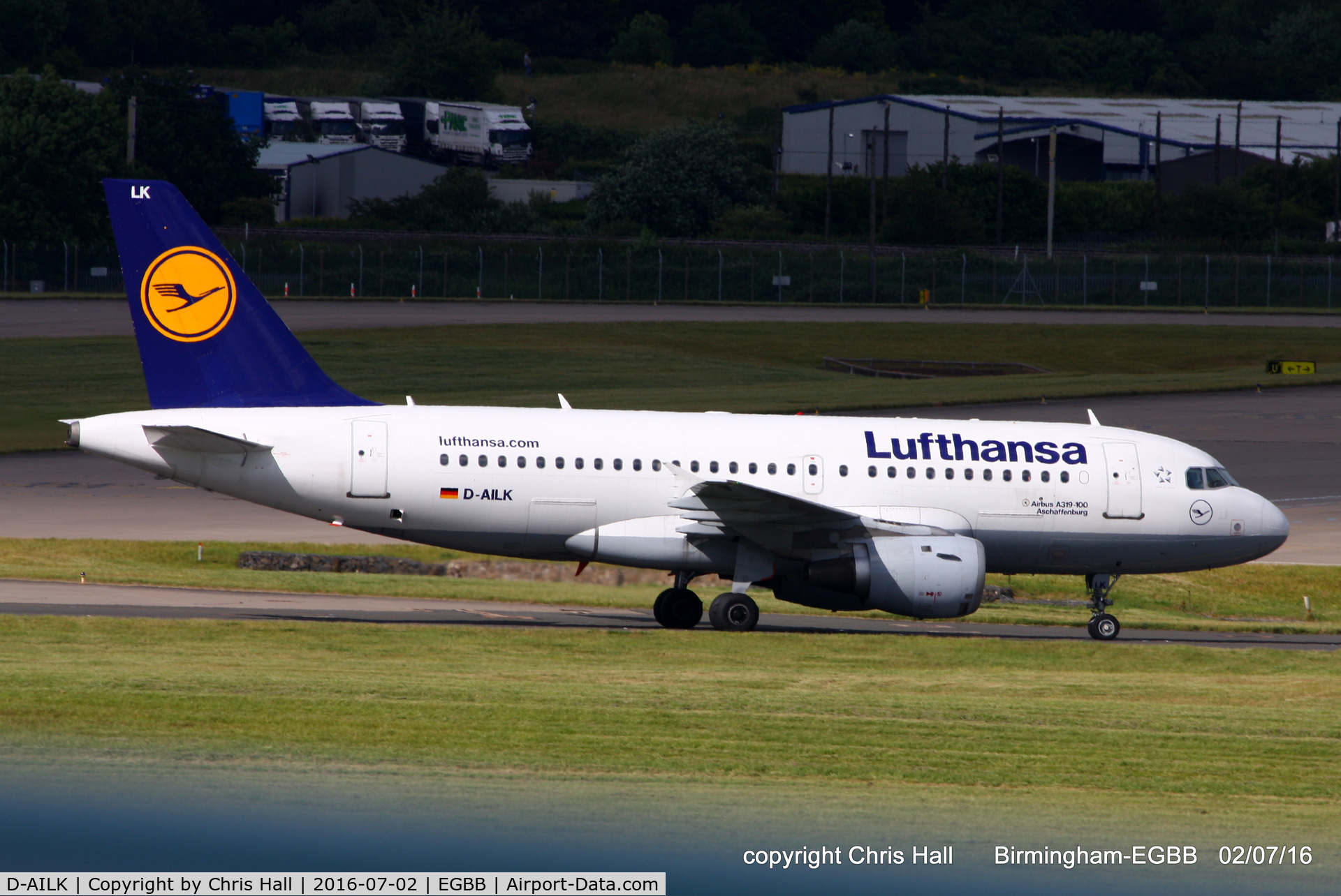 D-AILK, 1997 Airbus A319-114 C/N 679, Lufthansa