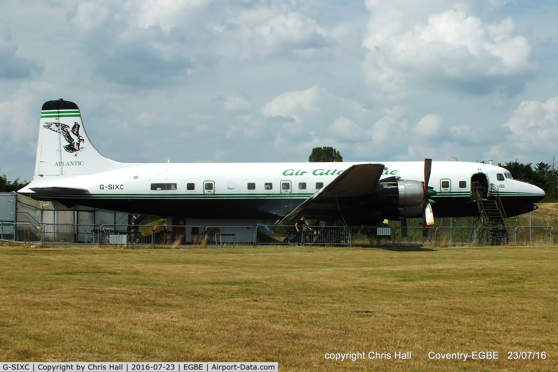 G-SIXC, 1958 Douglas DC-6B C/N 45550, The DC-6 Diner at Coventry