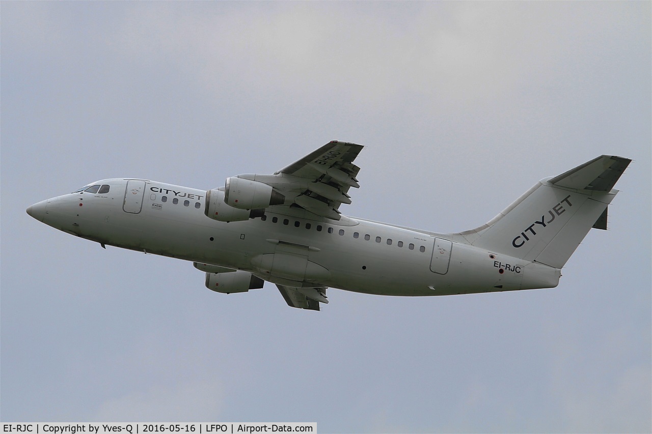 EI-RJC, 1998 British Aerospace Avro 146-RJ85 C/N E.2333, British Aerospace RJ85, Take off rwy 24, Paris-Orly airport (LFPO-ORY)