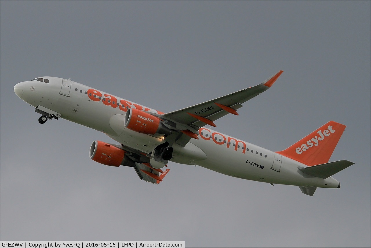 G-EZWV, 2014 Airbus A320-214 C/N 6177, Airbus A320-214, Take off rwy 24, Paris-Orly airport (LFPO-ORY)