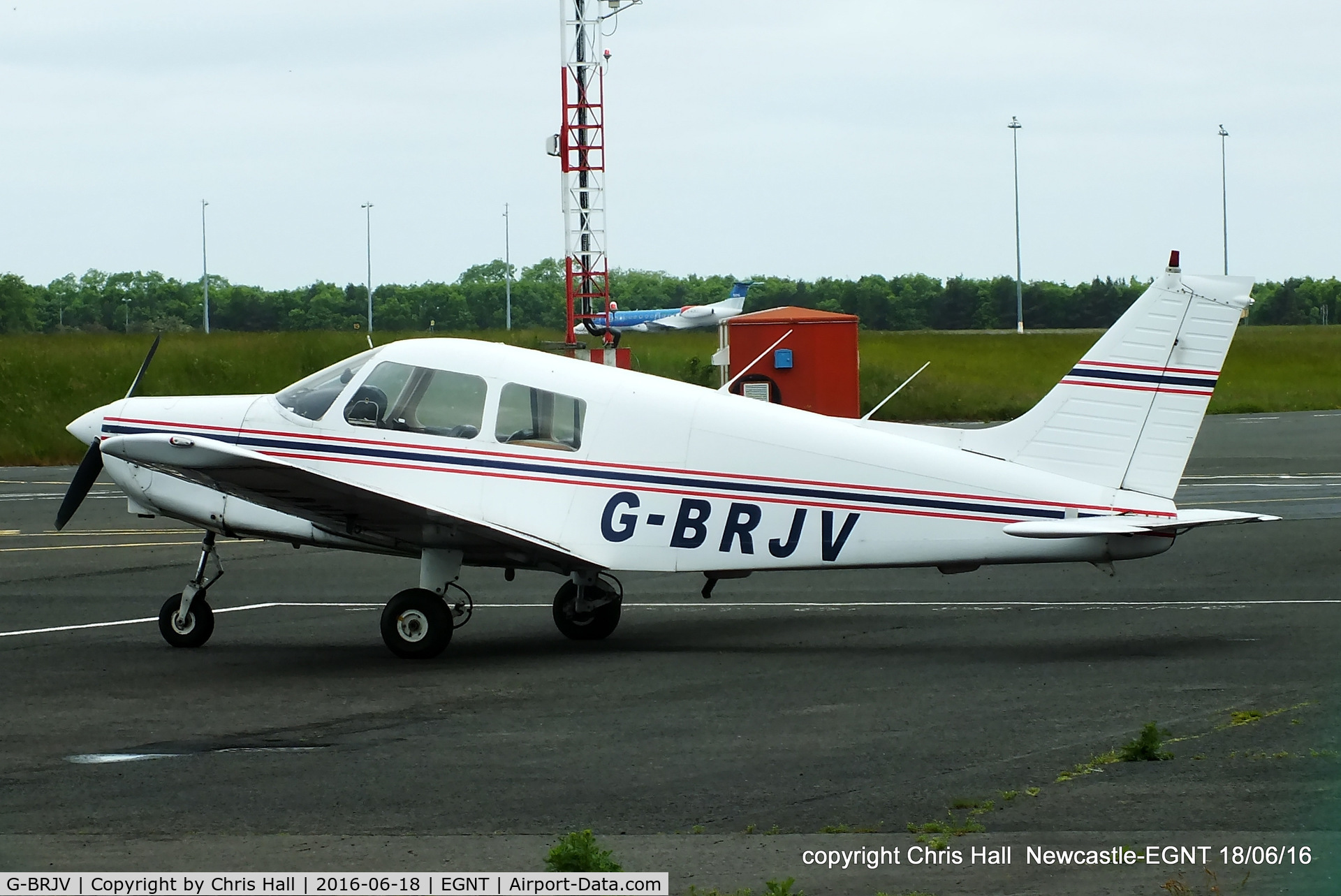 G-BRJV, 1988 Piper PA-28-161 Cadet C/N 28-41167, at Newcastle