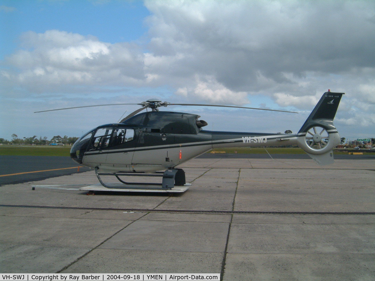 VH-SWJ, 2000 Eurocopter EC-120B Colibri C/N 1112, Eurocopter EC.120B Colibri [1112] Melbourne-Essendon~VH 18/09/2004