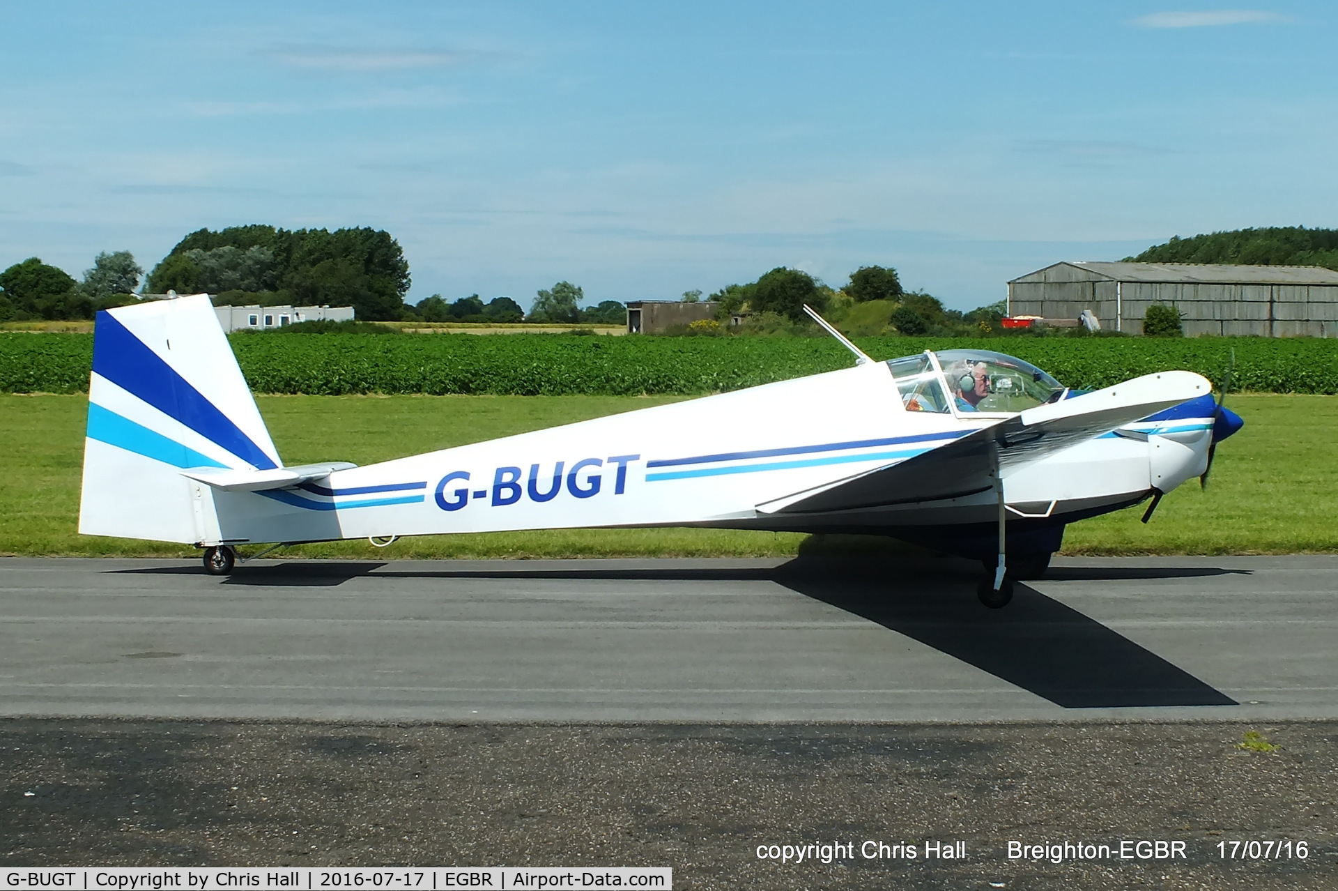 G-BUGT, 1977 Slingsby T-61F Venture T2 C/N 1871, at Breighton's Summer Fly-in