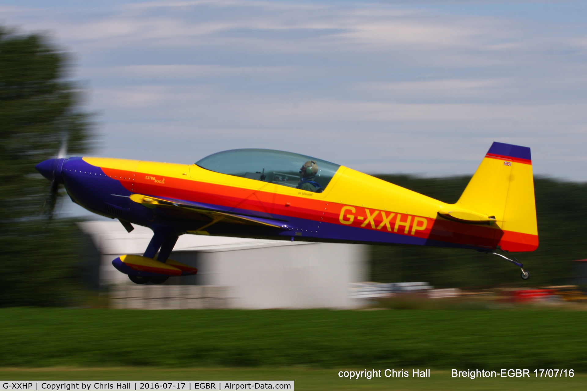 G-XXHP, 2000 Extra EA-300L C/N 203, at Breighton's Summer Fly-in