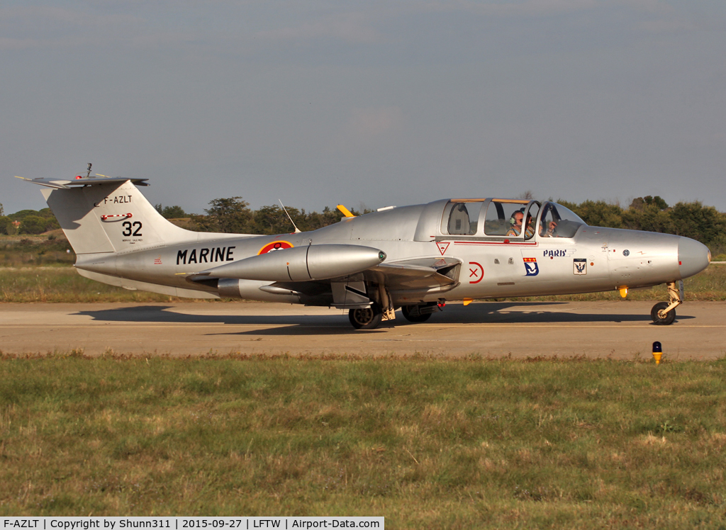 F-AZLT, Morane-Saulnier MS.760 Paris I C/N 32, Used as a demo during Nimes Airshow 2015