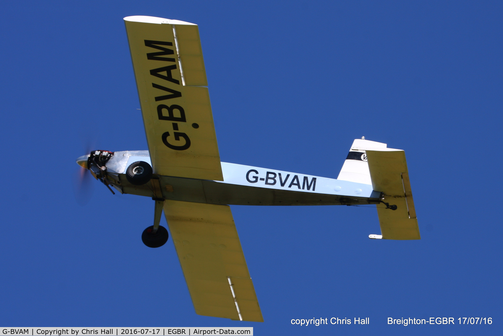G-BVAM, 1993 Evans VP-1 Volksplane C/N PFA 062-12132, at Breighton's Summer Fly-in